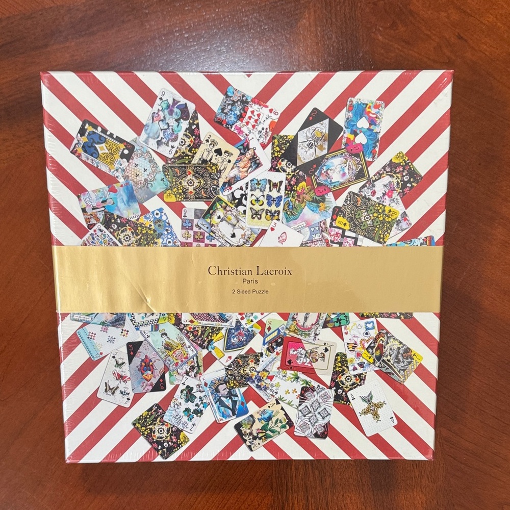 NWT Christian LaCroix 2-sides puzzle titled Paris.